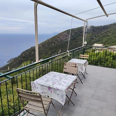 Appartement La Notte Sull'isola - Montaretto - Terrazza Tra Il Cielo E Il Mare Bonassola